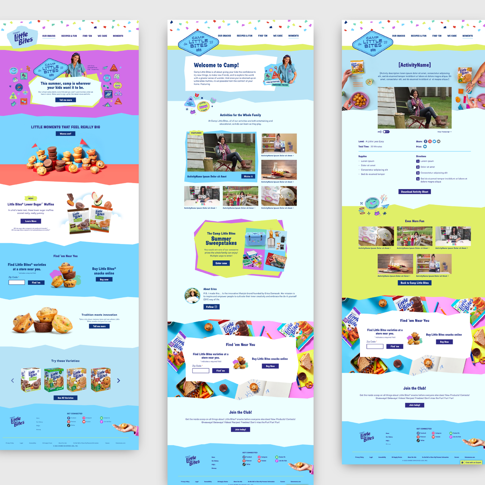 Little Bites Website Design