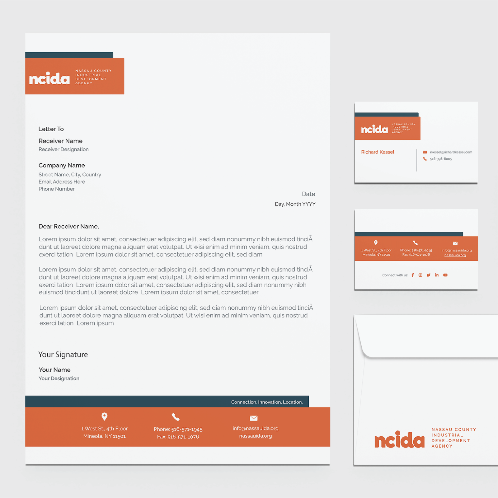 Nassau County IDA Branding and Print